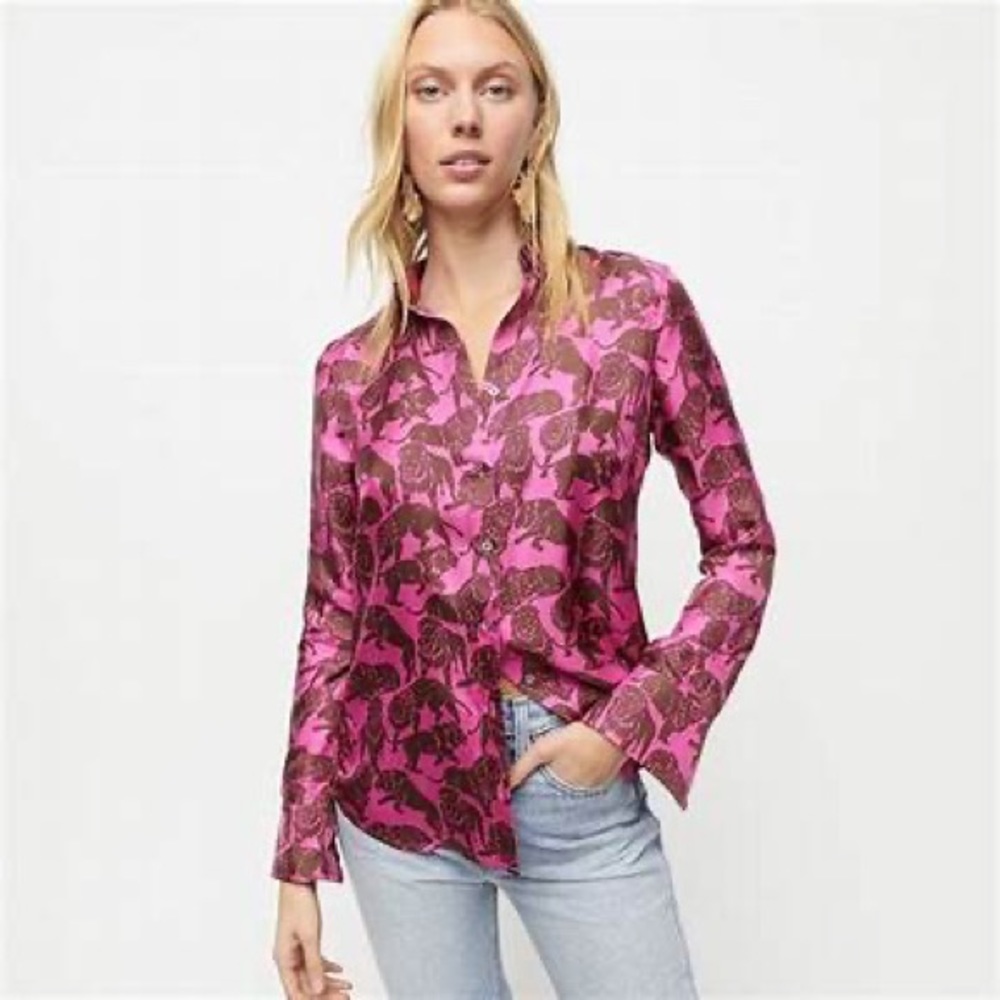Satin Lion Shirt